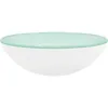 Image de vidaXL Lavabo Verre trempÃ© 42x14 cm Blanc