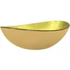 Image de vidaXL Lavabo Verre trempÃ© 54,5x35x15,5 cm DorÃ©