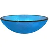 Image de Lavabo Verre trempÃ© 42x14 cm Bleu