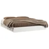 Image de vidaXL Cadre de lit Blanc 200x200 cm Bois massif