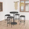 Image de vidaXL Cadre de lit Blanc 140x200 cm Bois massif