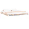 Image de vidaXL Cadre de lit 200x200 cm Bois de pin massif