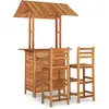 Image de Vidaxl Ensemble De Bar De Jardin 3 Pcs Bois D'acacia Solide