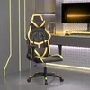 Image de vidaXL Chaise de jeu de massage Noir et dorÃ© Similicuir