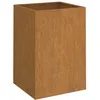 Image de Vidaxl JardiniÃ¨re Gris 42x38x75 Cm Acier Corten