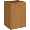 Image de Vidaxl JardiniÃ¨re Gris 52x48x75 Cm Acier Corten