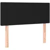 Image de vidaXL TÃªte de lit Noir 80x5x78/88 cm Tissu
