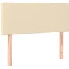 Image de vidaXL TÃªte de lit CrÃ¨me 80x5x78/88 cm Tissu