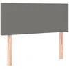 Image de vidaXL TÃªte de lit Gris foncÃ© 90x5x78/88 cm Tissu