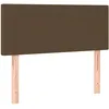 Image de vidaXL TÃªte de lit Marron FoncÃ© 90x5x78/88 cm Tissu