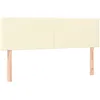 Image de vidaXL TÃªtes de lit 2 pcs CrÃ¨me 72x5x78/88 cm Similicuir