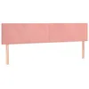 Image de vidaXL TÃªtes de lit 2 pcs Rose 80x5x78/88 cm Velours