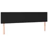 Image de vidaXL TÃªtes de lit 2 pcs Noir 100x5x78/88 cm Tissu