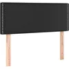 Image de vidaXL TÃªte de lit Noir 80x5x78/88 cm Similicuir