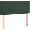 Image de vidaXL TÃªte de lit Vert foncÃ© 80x5x78/88 cm Velours