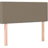 Image de vidaXL TÃªte de lit Taupe 90x5x78/88 cm Tissu