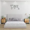 Image de vidaXL TÃªte de lit Marron FoncÃ© 80x5x78/88 cm Tissu