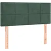 Image de vidaXL TÃªte de lit Vert foncÃ© 80x5x78/88 cm Velours