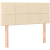 Image de vidaXL TÃªte de lit CrÃ¨me 90x5x78/88 cm Tissu