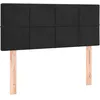 Image de vidaXL TÃªte de lit Noir 100x5x78/88 cm Velours