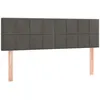 Image de vidaXL TÃªtes de lit 2 pcs Gris foncÃ© 72x5x78/88 cm Velours