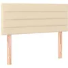 Image de vidaXL TÃªte de lit CrÃ¨me 80x5x78/88 cm Tissu
