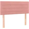 Image de vidaXL TÃªte de lit Rose 80x5x78/88 cm Velours
