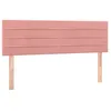 Image de vidaXL TÃªtes de lit 2 pcs Rose 72x5x78/88 cm Velours