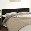 Image de vidaXL TÃªtes de lit 2 pcs Noir 90x5x78/88 cm Velours