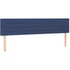 Image de vidaXL TÃªtes de lit 2 pcs Bleu 100x5x78/88 cm Tissu