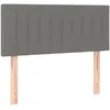 Image de vidaXL TÃªte de lit Gris foncÃ© 80x5x78/88 cm Tissu