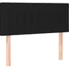Image de vidaXL TÃªte de lit Noir 80x5x78/88 cm Tissu