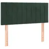 Image de vidaXL TÃªte de lit Vert foncÃ© 80x5x78/88 cm Velours
