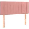 Image de vidaXL TÃªte de lit Rose 80x5x78/88 cm Velours