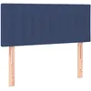 Image de vidaXL TÃªte de lit Bleu 100x5x78/88 cm Tissu