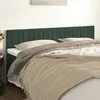 Image de vidaXL TÃªtes de lit 2 pcs Vert foncÃ© 90x5x78/88 cm Velours