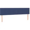 Image de vidaXL TÃªtes de lit 2 pcs Bleu 100x5x78/88 cm Tissu