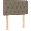 Image de vidaXL TÃªte de lit Taupe 80x7x78/88 cm Tissu