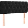 Image de vidaXL TÃªte de lit Noir 90x7x78/88 cm Velours