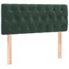 Image de vidaXL TÃªte de lit Vert foncÃ© 100x7x78/88 cm Velours