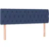 Image de vidaXL TÃªtes de lit 2 pcs Bleu 80x7x78/88 cm Tissu