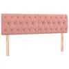Image de vidaXL TÃªtes de lit 2 pcs Rose 80x7x78/88 cm Velours