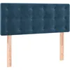 Image de vidaXL TÃªte de lit Bleu foncÃ© 80x5x78/88 cm Velours