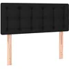Image de vidaXL TÃªte de lit Noir 90x5x78/88 cm Tissu