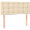 Image de vidaXL TÃªte de lit CrÃ¨me 90x5x78/88 cm Tissu
