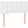Image de vidaXL TÃªte de lit Blanc 90x5x78/88 cm Similicuir
