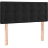 Image de vidaXL TÃªte de lit Noir 90x5x78/88 cm Velours