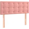 Image de vidaXL TÃªte de lit Rose 90x5x78/88 cm Velours