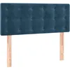 Image de vidaXL TÃªte de lit Bleu foncÃ© 100x5x78/88 cm Velours