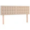 Image de Vidaxl TÃªtes De Lit 2 Pcs Cappuccino 72x5x78/88 Cm Similicuir